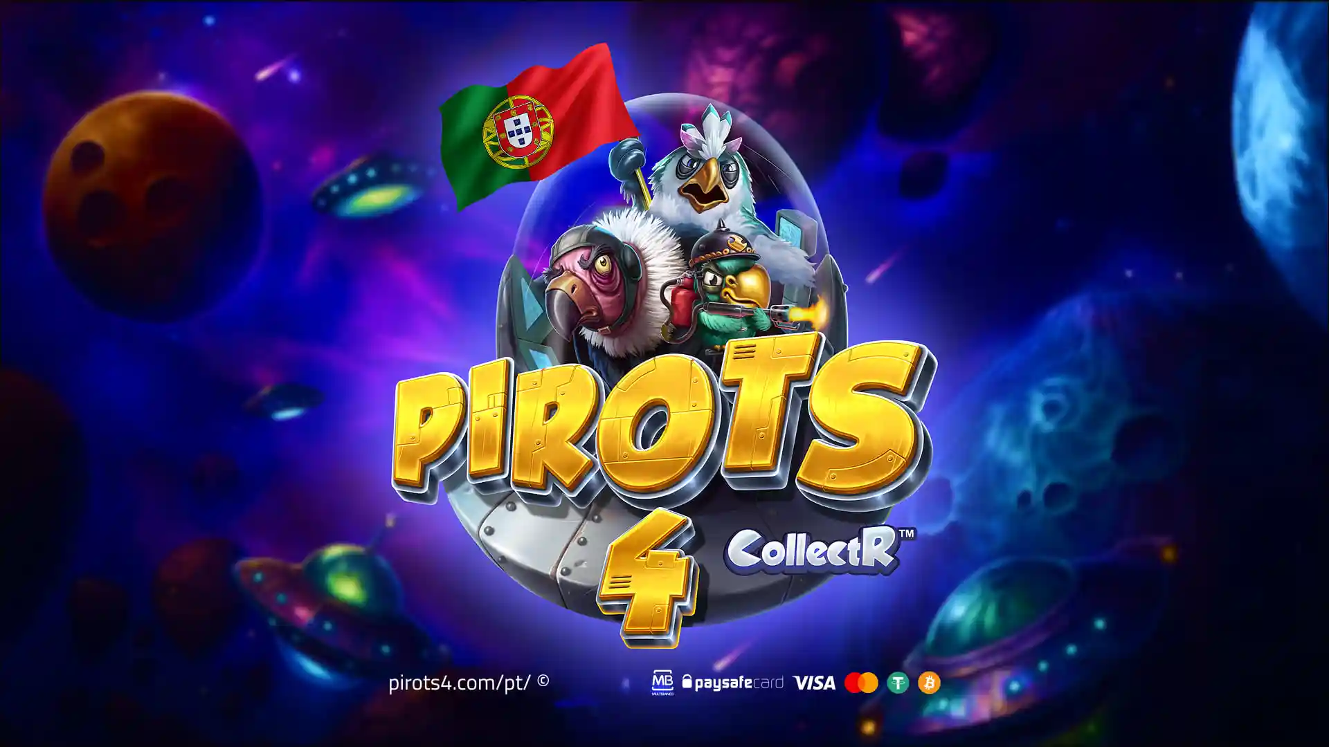 Logo of Pirots 4, football crash game by InOut Games with x13.77m max multiplier